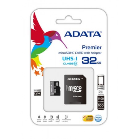 CARTAO MICRO SD C/ ADAP SD 32GB Classe 10